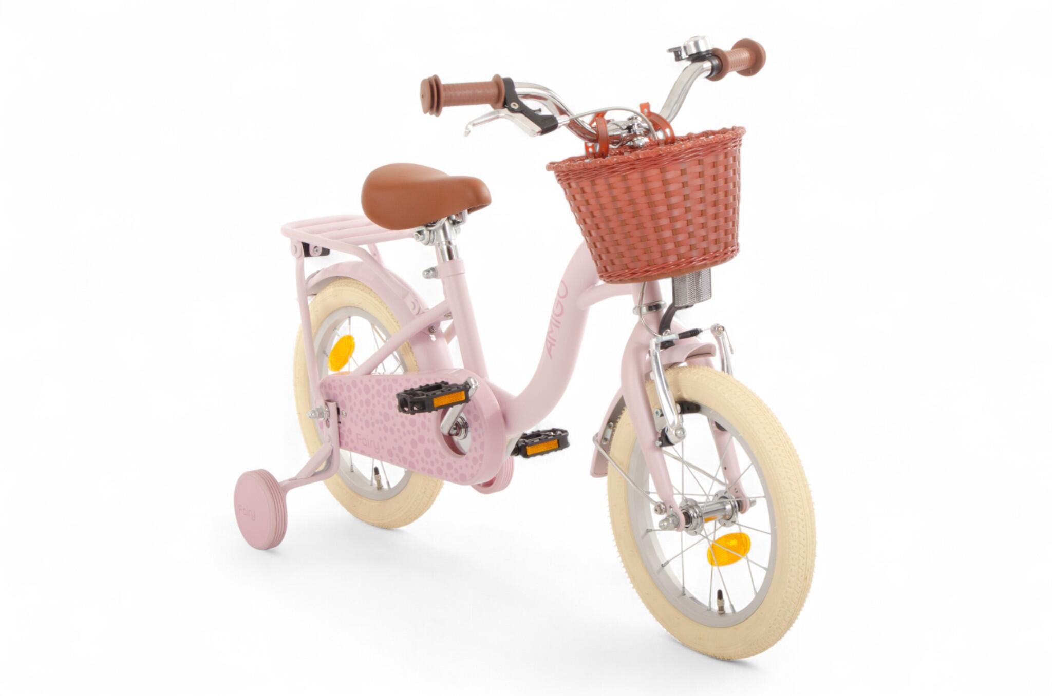 AMIGO Vélo fille Fairy 14 Pouces Fille Frein à rétropédalage Rose 2/7