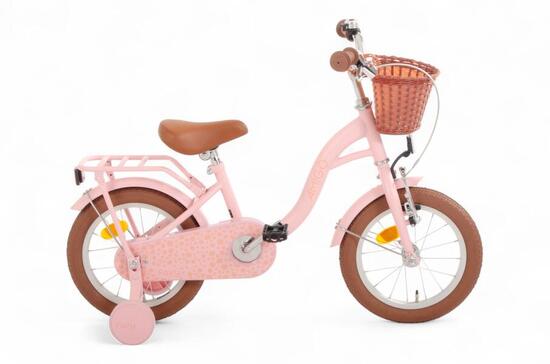 Fairy 14 Inch Meisjes Terugtraprem Zalmroze