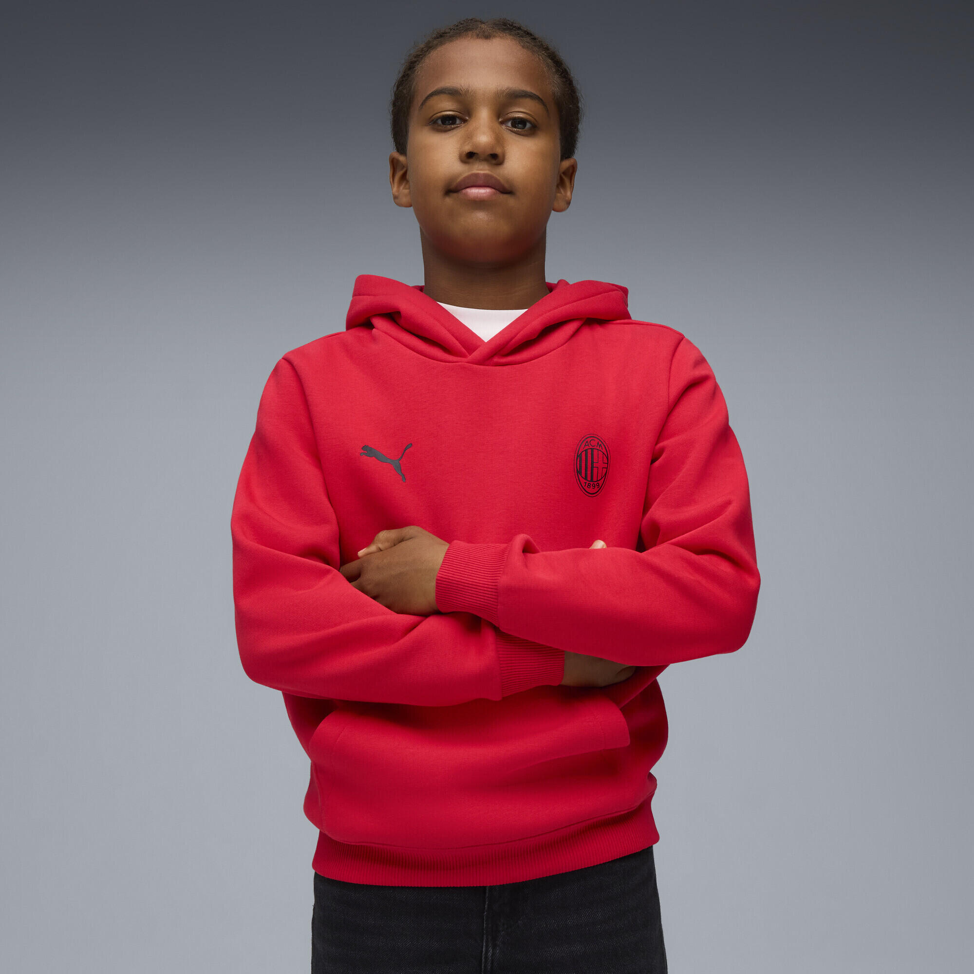 Młodzieżowa bluza z kapturem AC Milan FtblEssentials PUMA