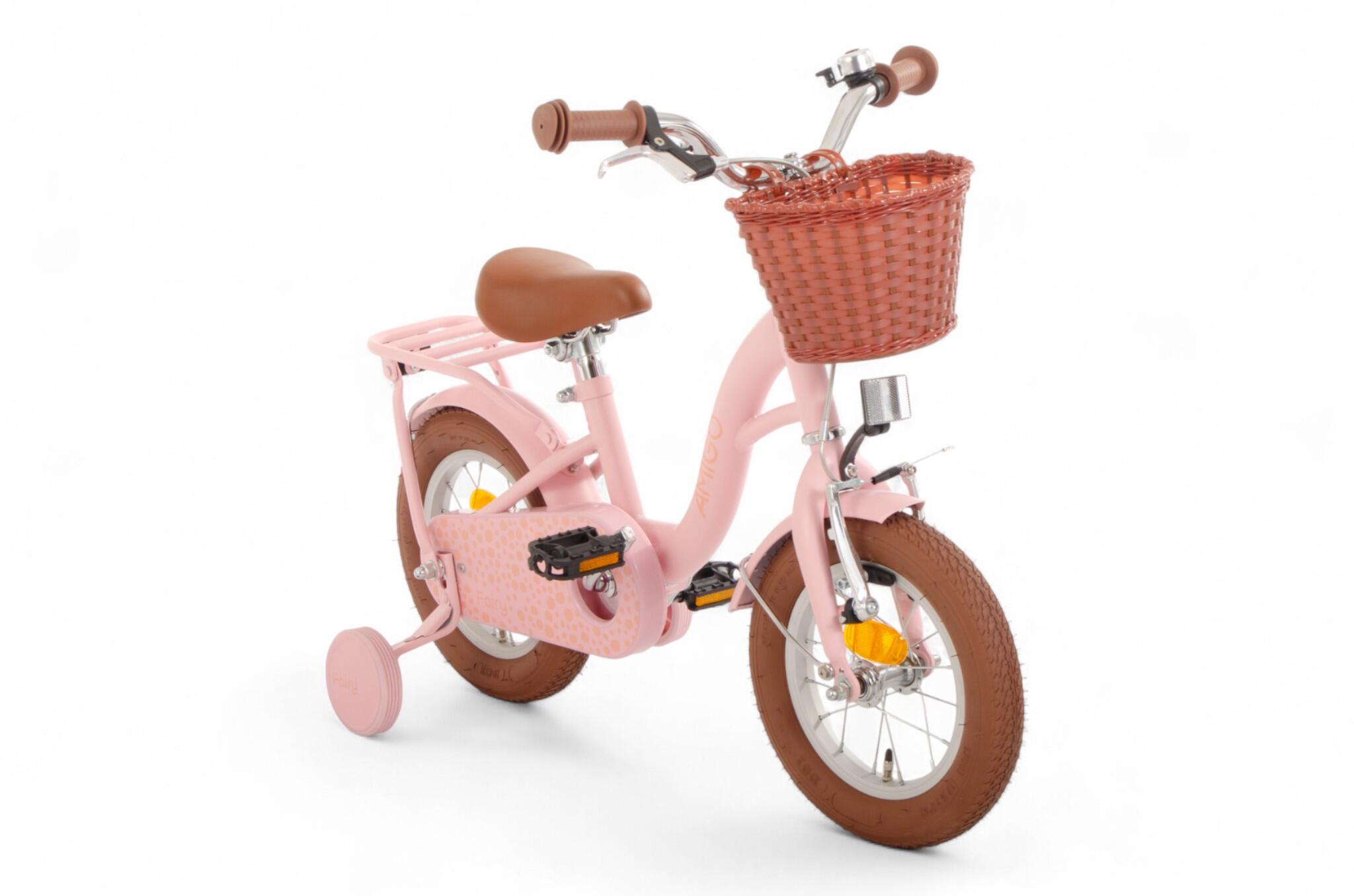 Fairy 12 Zoll Mädchen Rücktrittbremse Lachsfarben 2/7