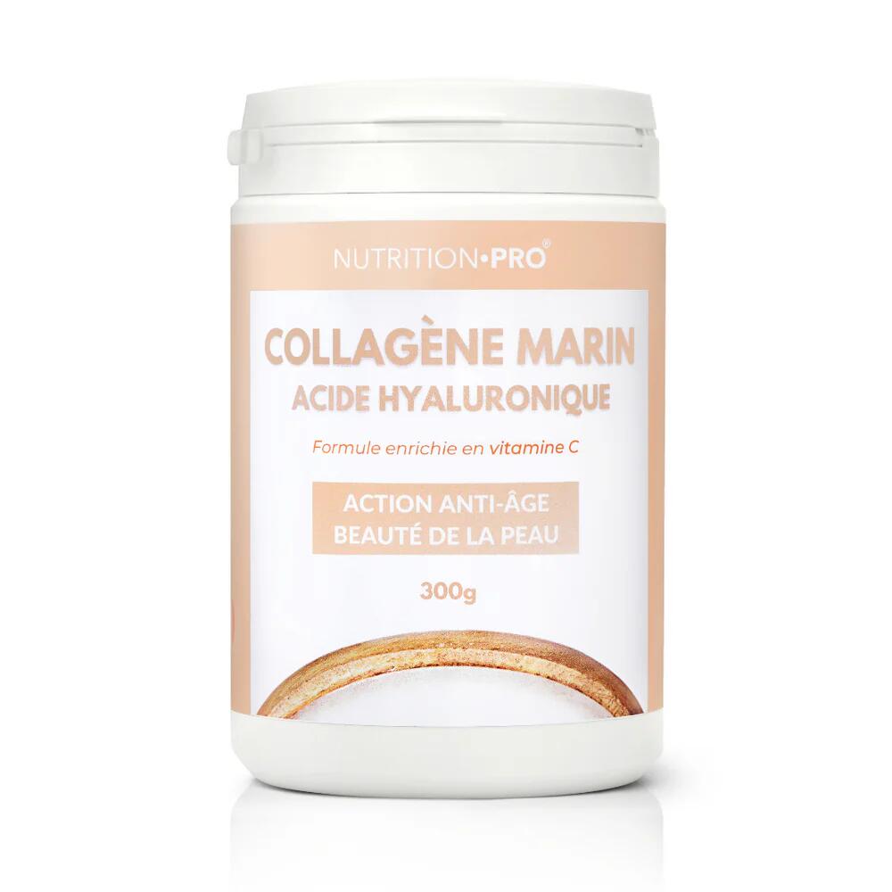 Nutrition Pro - Collagène Marin Naticol® / Acide Hyaluronique (en Poudre) - 300g - Collagène - 300 G - Decathlon