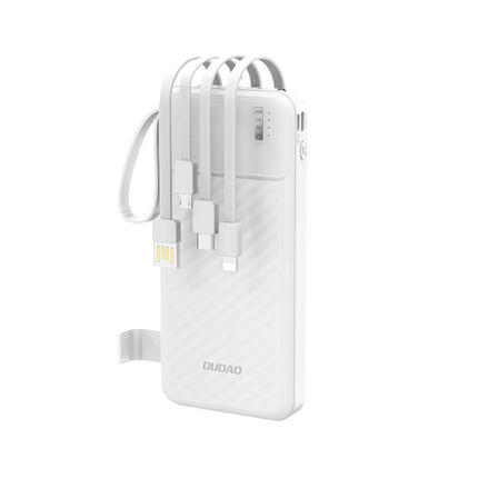 Powerbank Dudao k11 10000mAh z wbudowanymi kablami