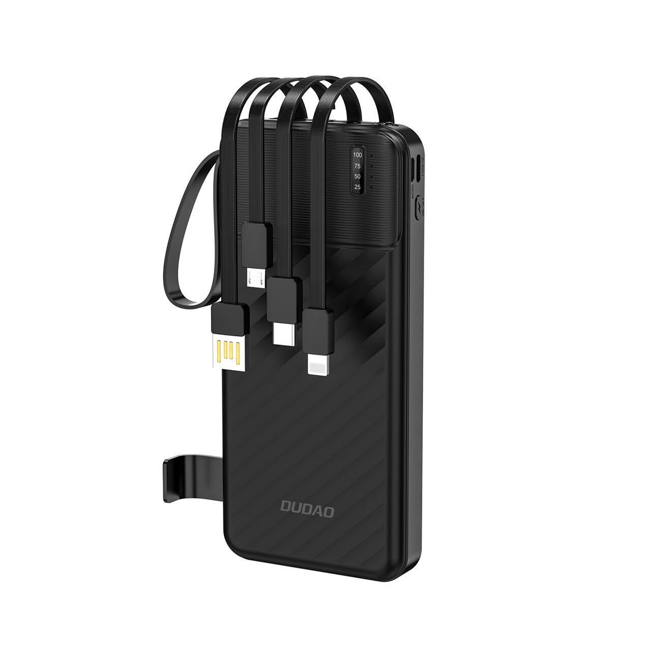 Baterie externa K11 10000mAh cu cabluri integrate