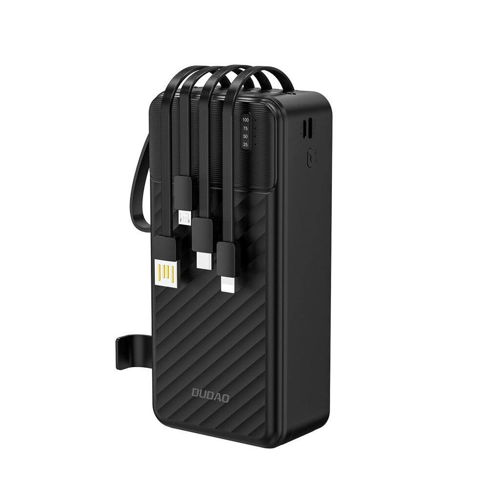 Powerbank K11 Max 30000mAh with built-in cables DUDAO