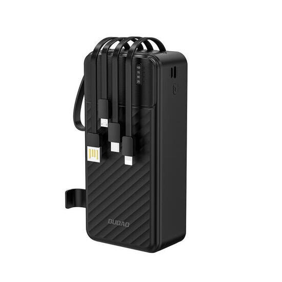 Powerbank K11 Max 30000mAh met ingebouwde kabels DUDAO