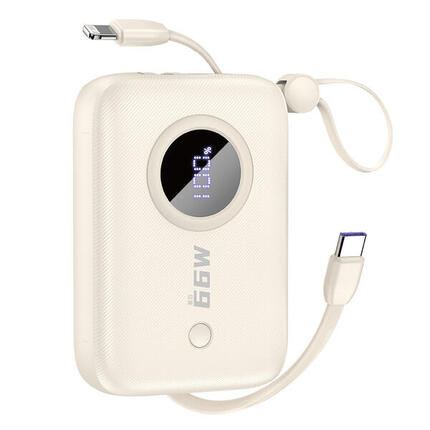Powerbank Dudao k14 10000mAh z kablami usb-c / lightning