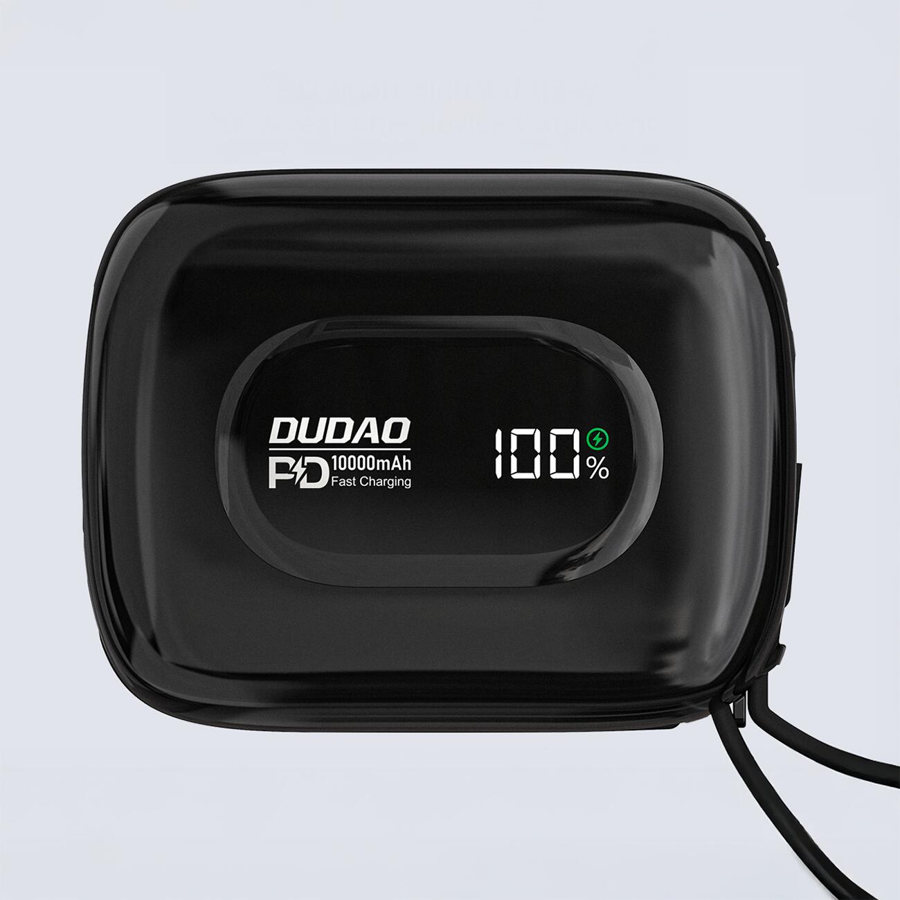 Powerbank Dudao k32 22,5W 10000 mAh z wbudowanym kablem usb-c/lightning 2/7