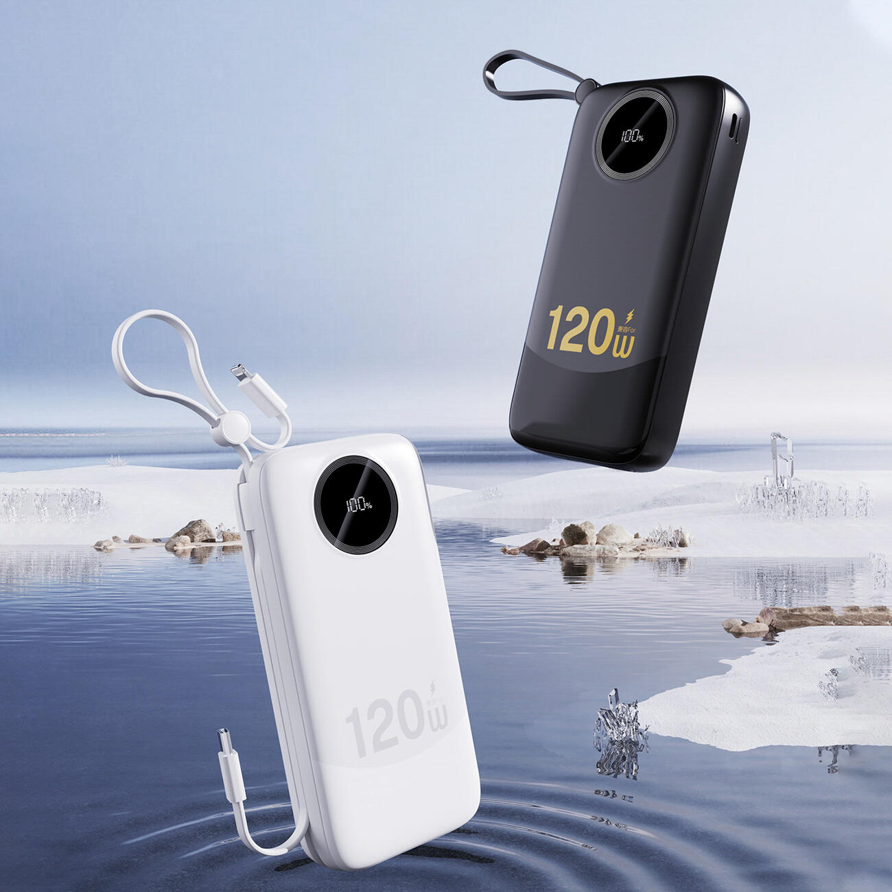 Powerbank Dudao k13pro 20000mAh z wbudowanym kablem 6/7