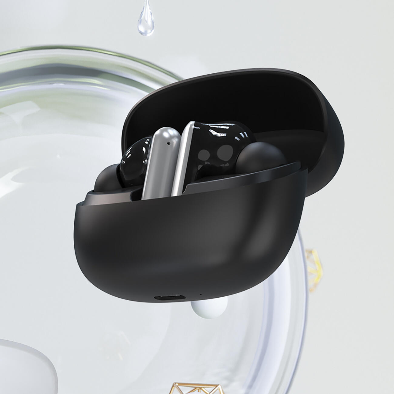 Dudao słuchawki bezprzewodowe u21 tws anc enc bluetooth 6/7