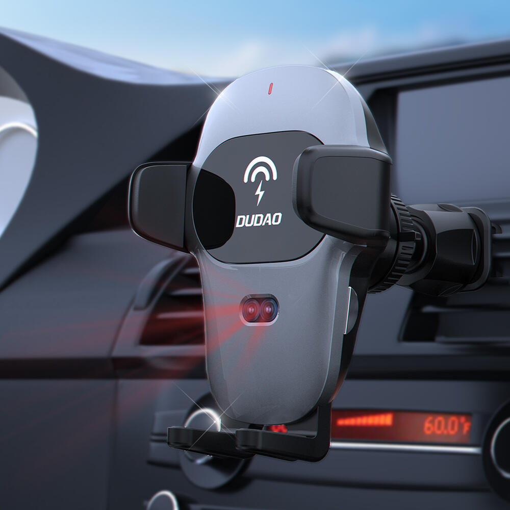 Dudao  uchwyt samochodowy automatyczny z qi ładowaniem 15W (f20xs) 2/7