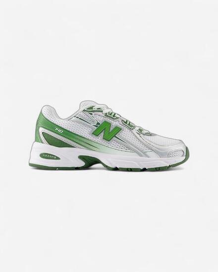 New Balance 740 White Alpine Green