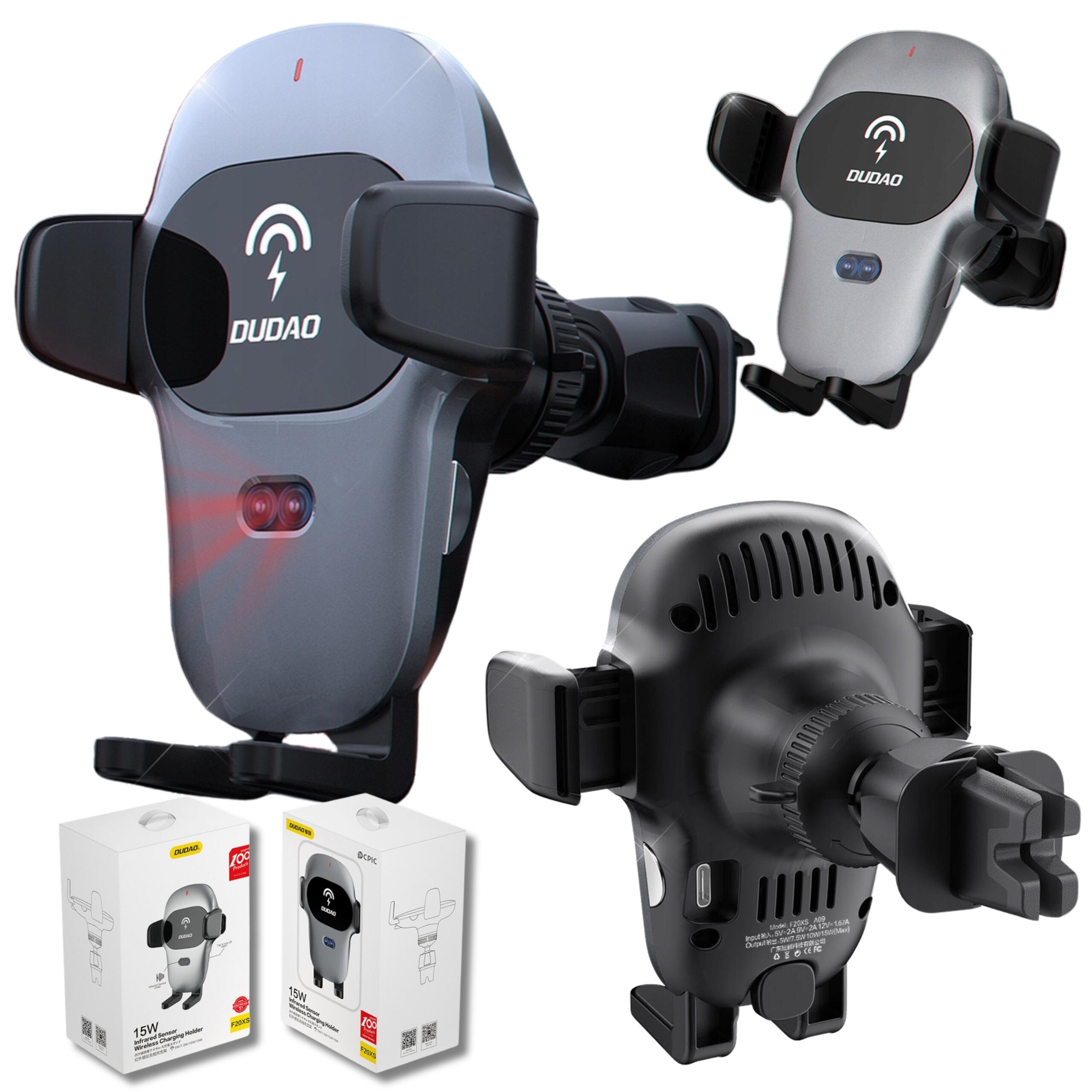 Dudao  uchwyt samochodowy automatyczny z qi ładowaniem 15W (f20xs) 7/7