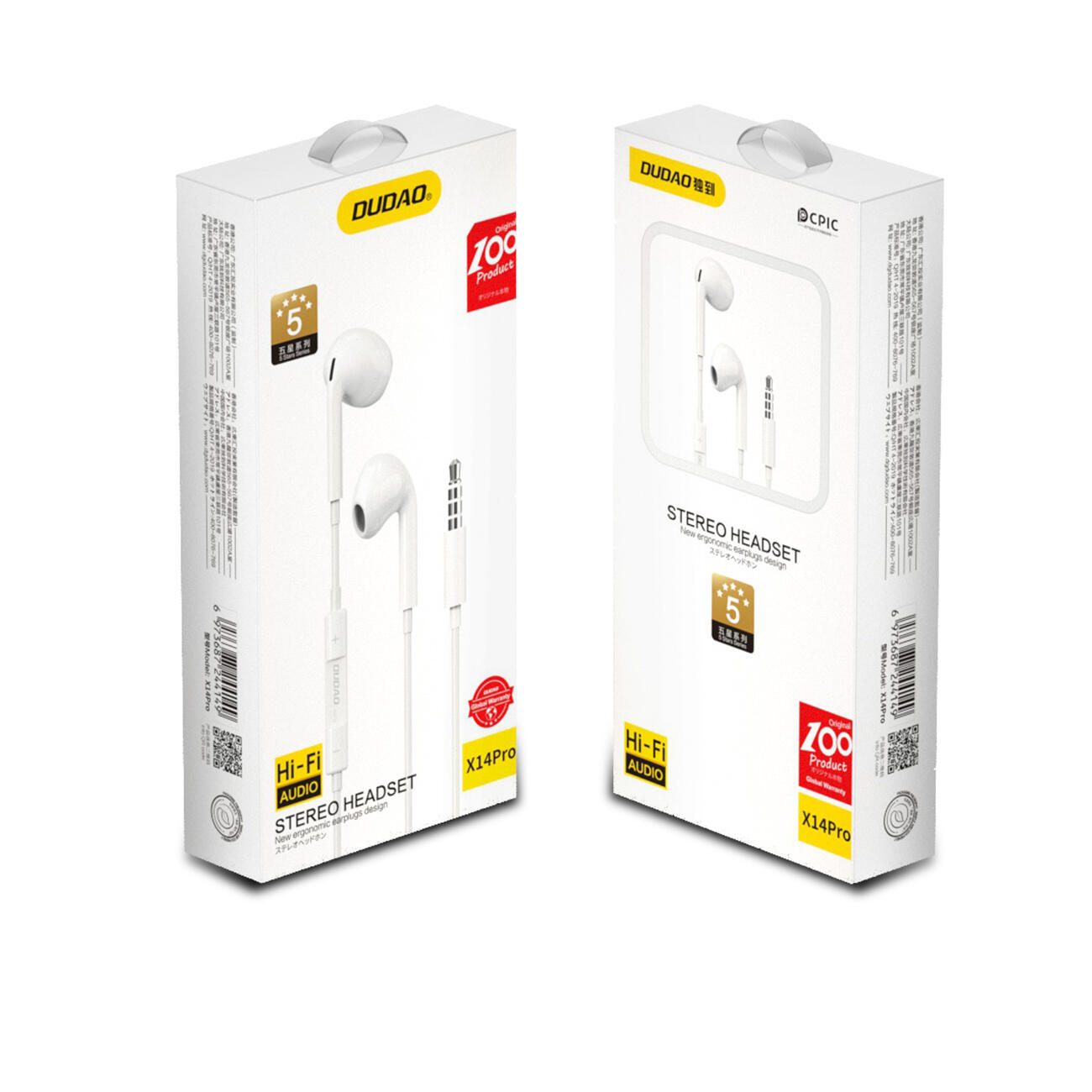 Dudao słuchawki douszne ze złączem minijack 3.5mm (x14pro) 5/6