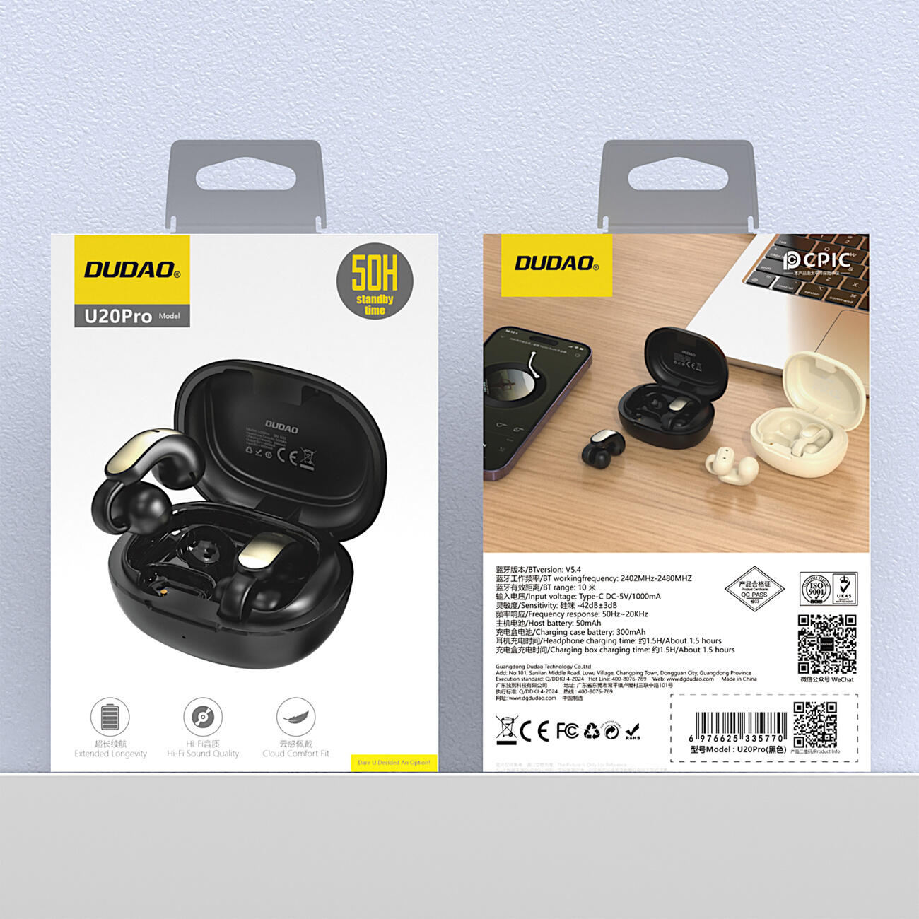 Dudao słuchawki bezprzewodowe u20 pro tws bluetooth 5/5