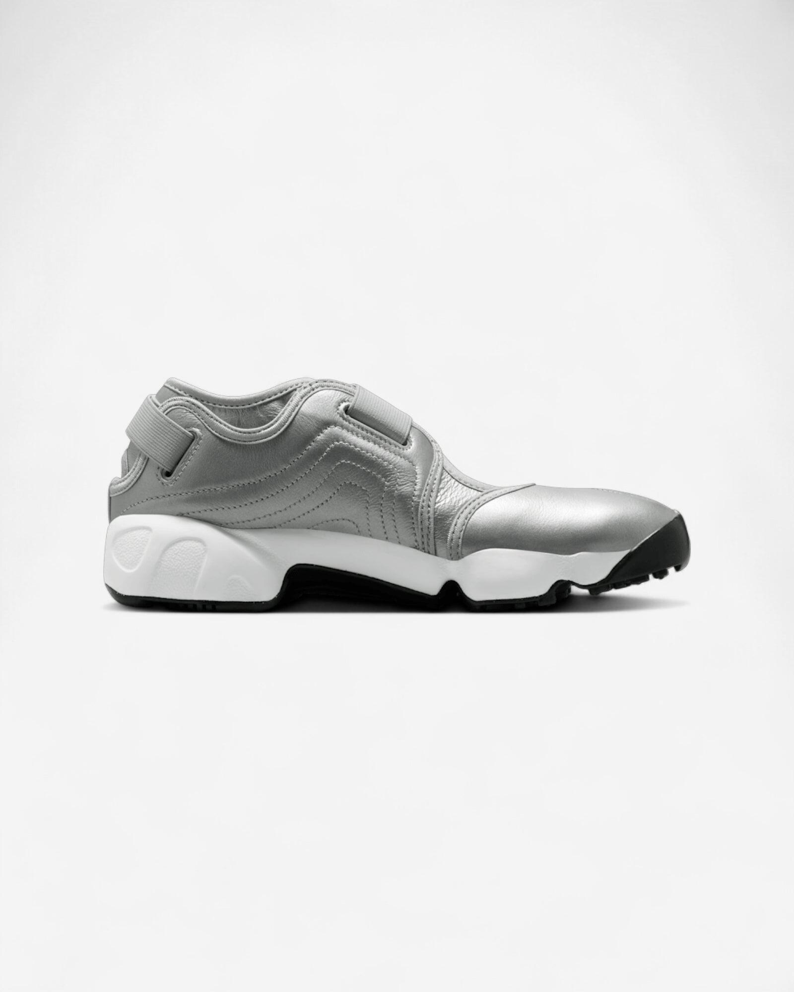 Nike air rift leather metallic silver sail (women's)