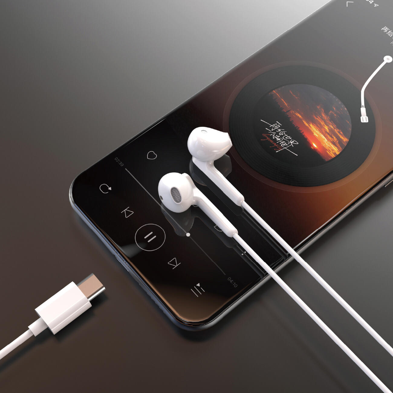 słuchawki dudao x3c douszne przewodowe usb-c 1.2m 2/7