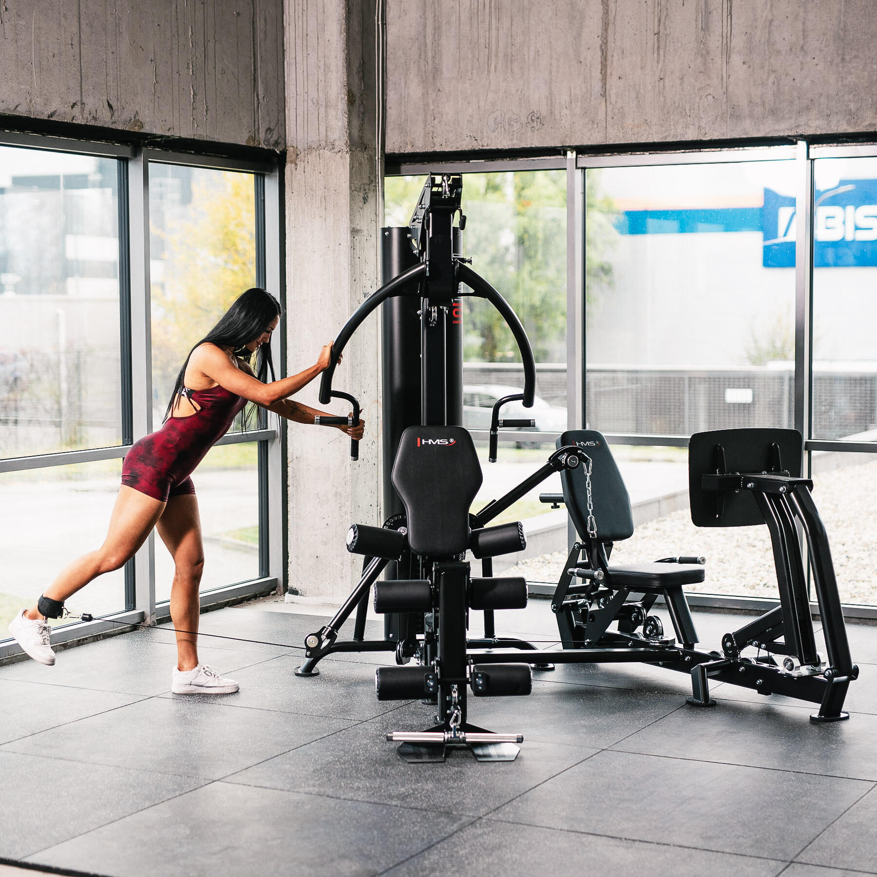 Krachtstation met leg press Commercial Tytan 101 HMS 7/7