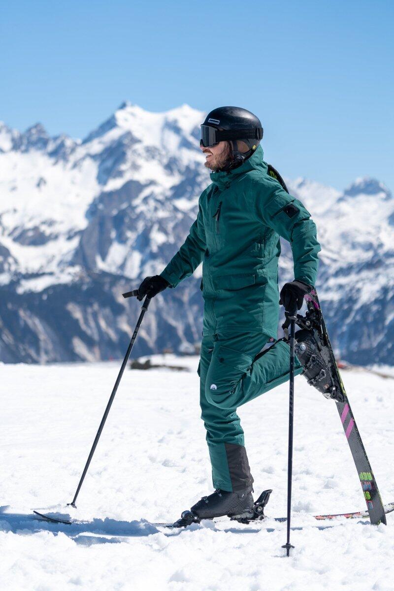 Heren Ski & Snowboard Tuinbroek Waterdicht Yeh Man Bosgroen 5/6
