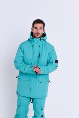 Heren ski & snowboard jas waterdicht yeh man aqua