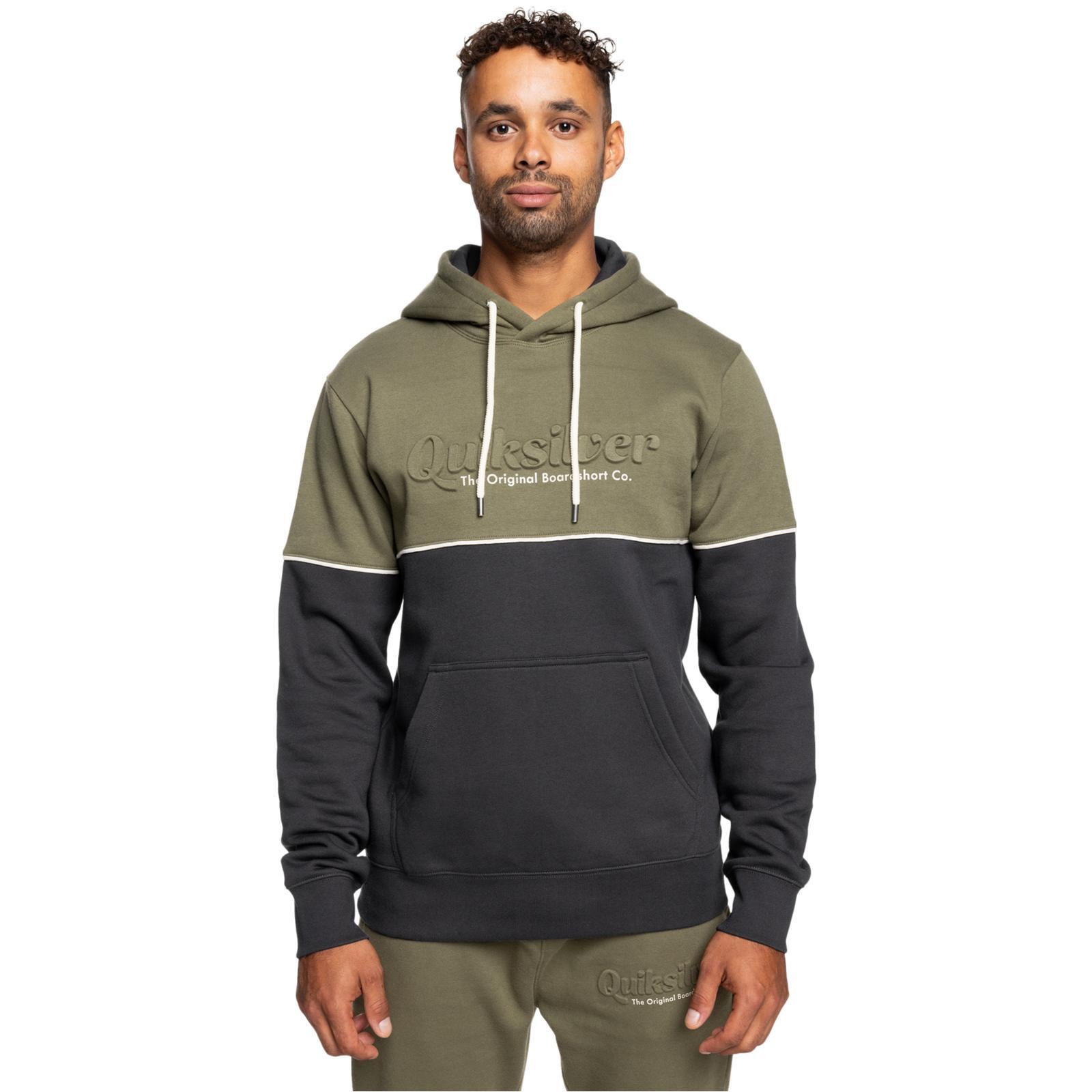 Felpa con cappuccio Quiksilver modello EQYFT04964-GPH0 per uomini 1/2