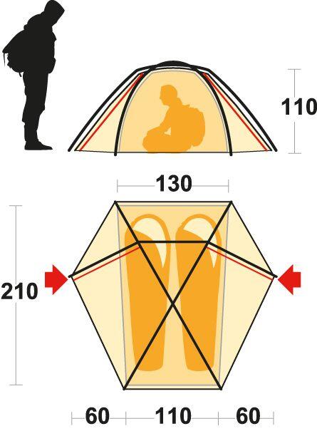 Tenda Ferrino Force 2 Verde 4/4