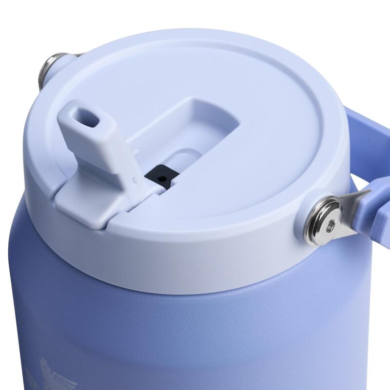 Termos clasic cu maner - The IceFlow Flip Straw Jug - Hydragea - 1.9 L