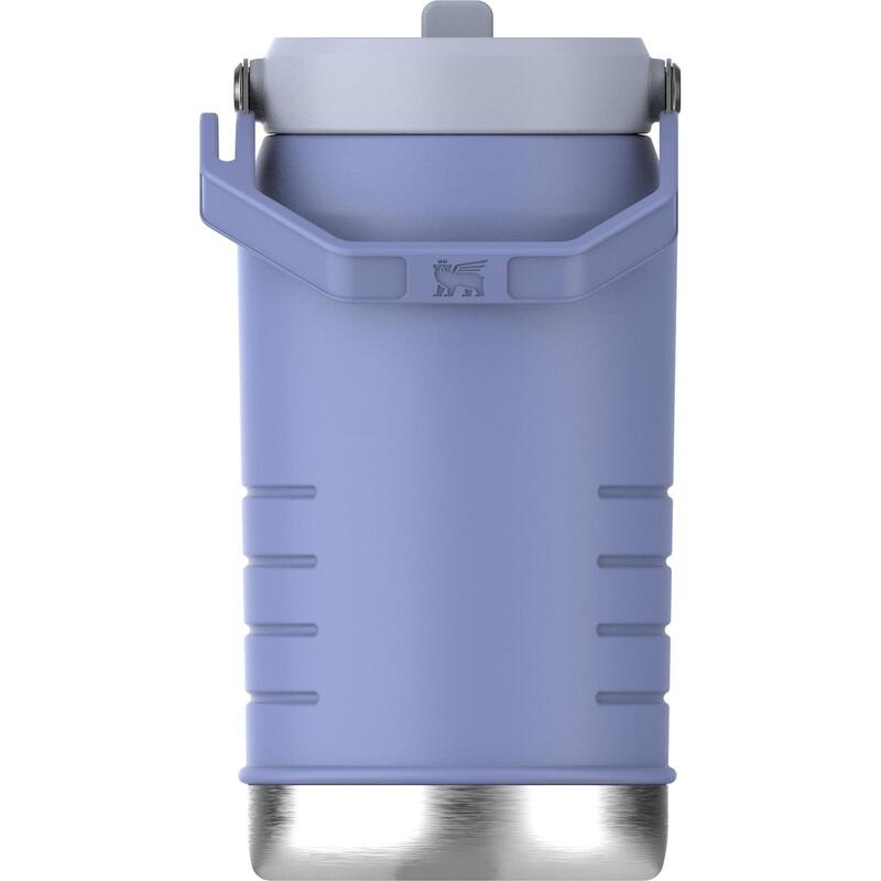 Termos clasic cu maner - The IceFlow Flip Straw Jug - Hydragea - 1.9 L