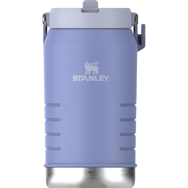 Termos clasic cu maner - The IceFlow Flip Straw Jug - Hydragea - 1.9 L
