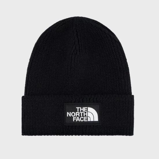 Mütze The North Face Modell Tnf Logo Box Cuffed Bn Farbe Schwarz