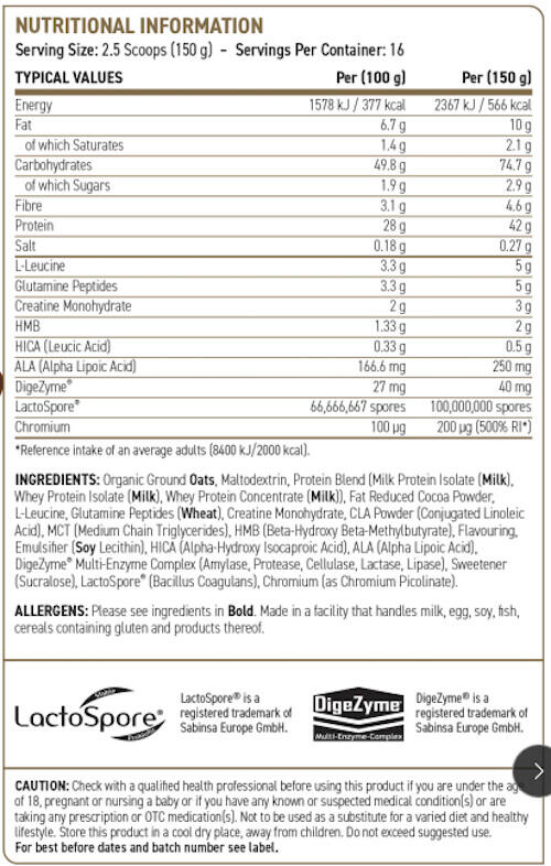 Applied Nutrition Critical Mass Professional (2400g) Chocolate 3/3