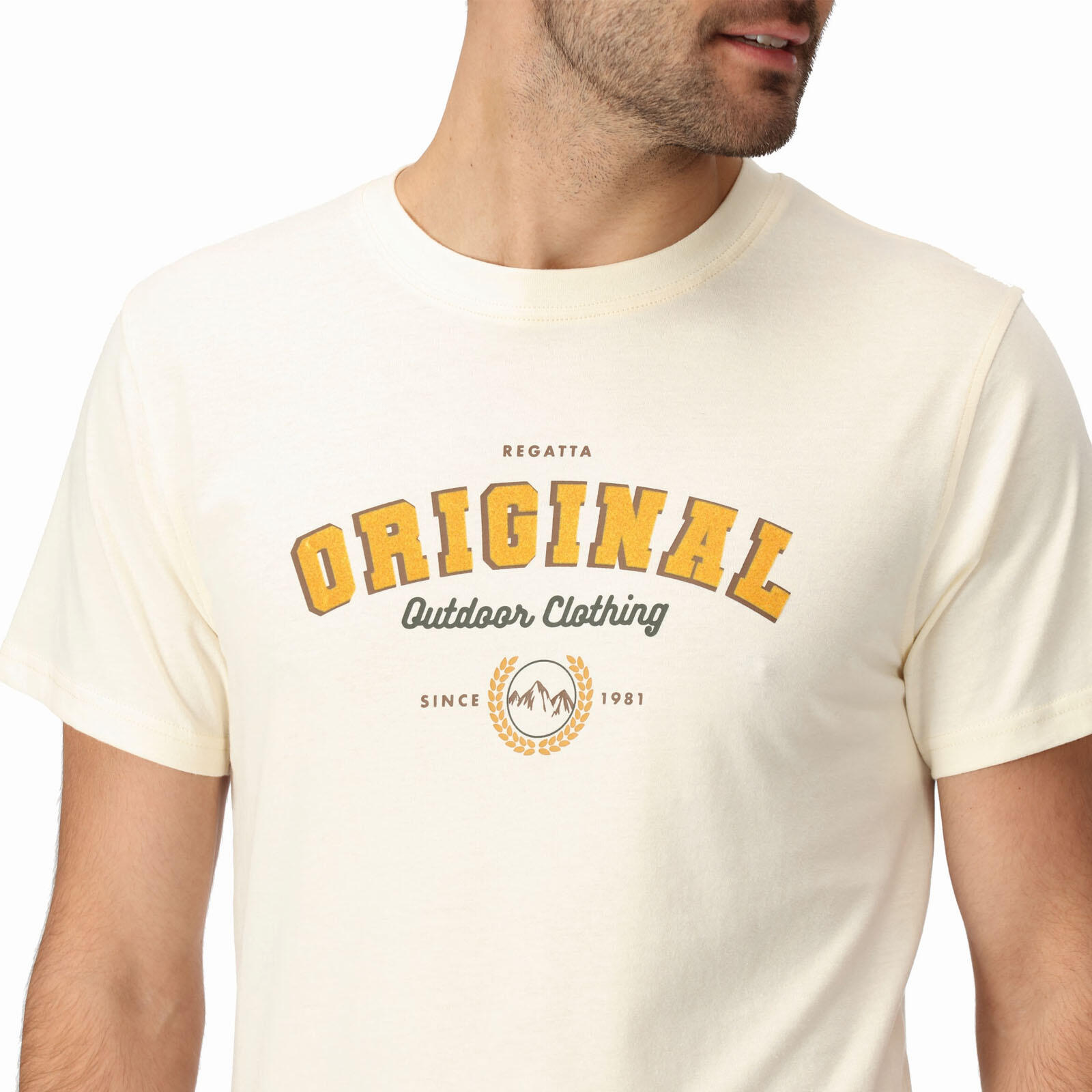 T-shirt - outdoor - Uomo - comodo, traspirante - Cline VII - beige 5/5