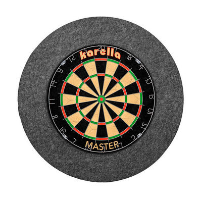 Karella dartbord catchring/geluidsisolatie antraciet