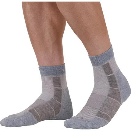 Chaussettes de randonnée ventilées - Hauteur MID - Rouge