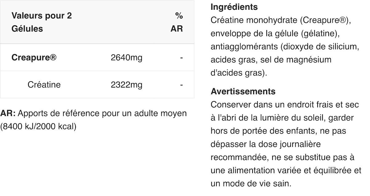 Mega Kreatyna (Creapure®) - 120 kapsułek Biotech USA 2/5