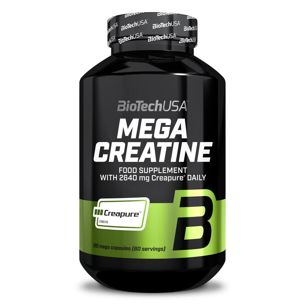 Mega Creatine (Creapure®) - 120 capsules from biiotech USA