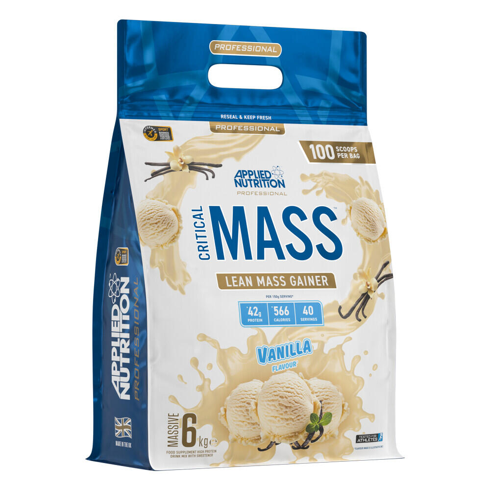 Applied Nutrition - Lean Gainer - Critical Mass Professional - Vanille - Bcaa - 6 Kg - Decathlon