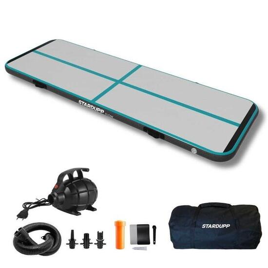 Airtrack 3m x1m x10cm, blau – aufblasbare Turnmatte, Flow SD-230