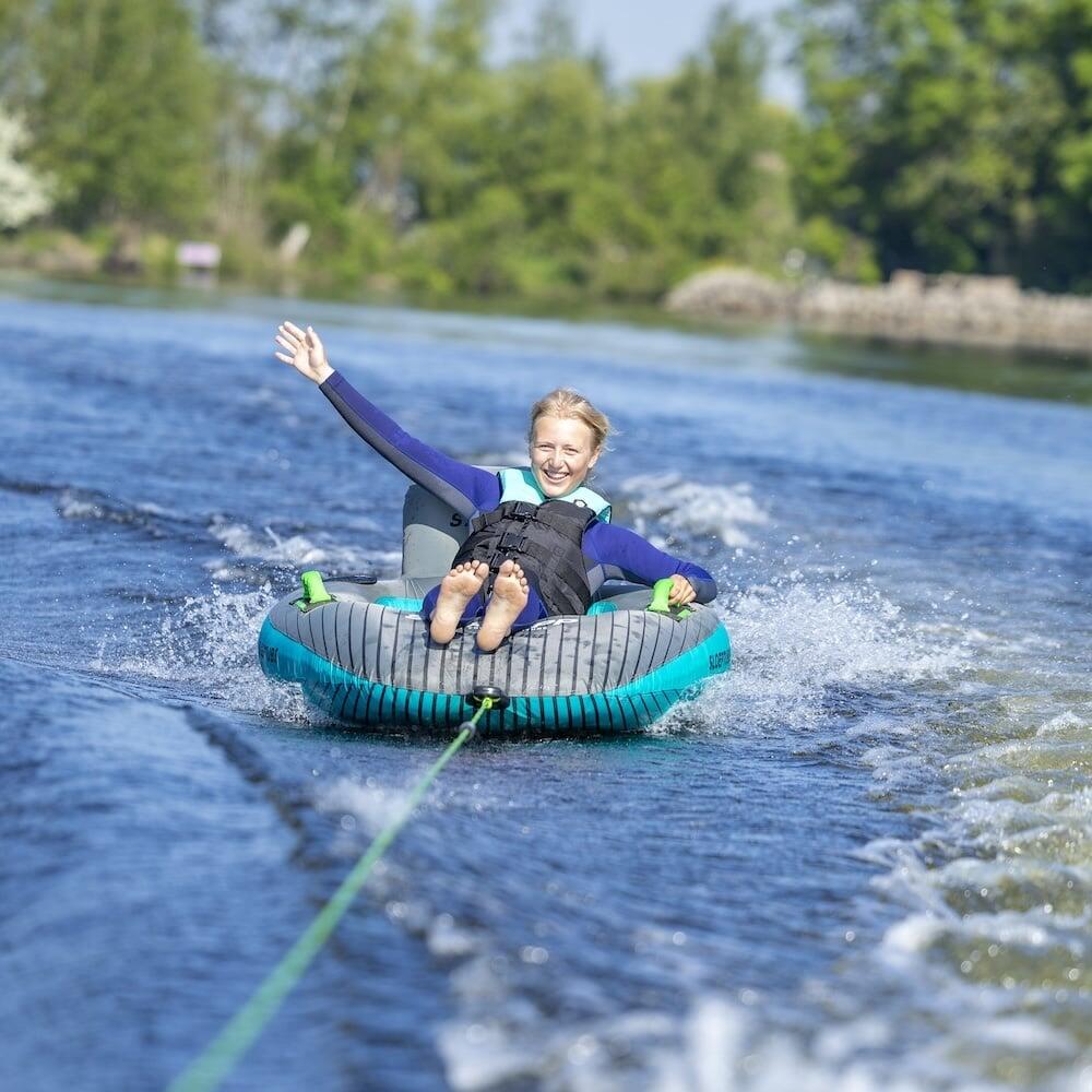 Funtube Stardupp Sloep Tube 1 personne PVC 142 cm nylon 420D 4/7