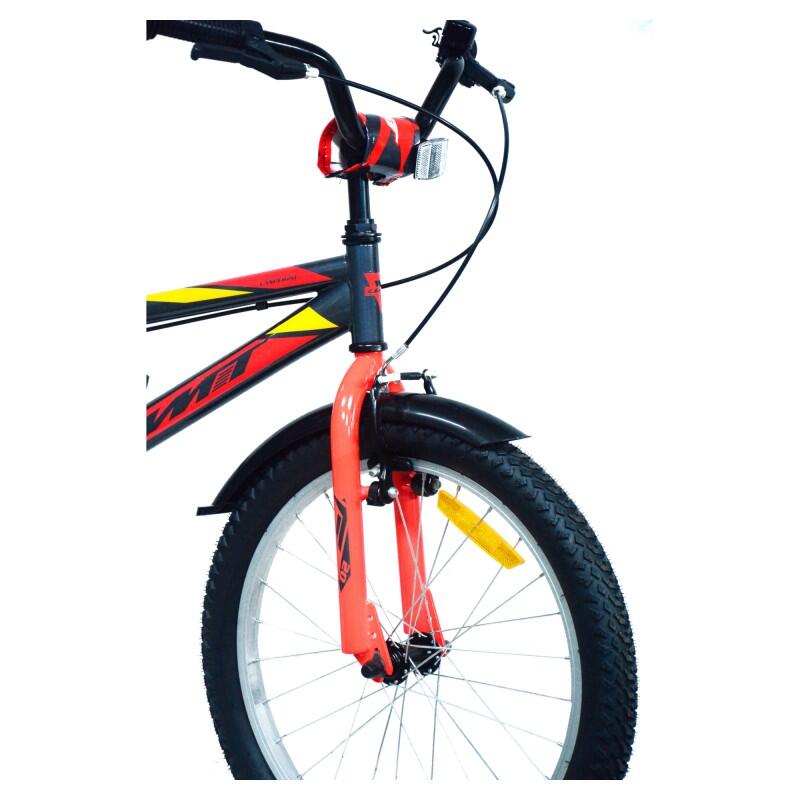 BICICLETTA UMIT CASPER JUNIOR 20" GRIGIO/ROSSO 4/4