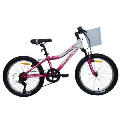 Vélo junior UMIT DIANA rose et blanc 20 pouces