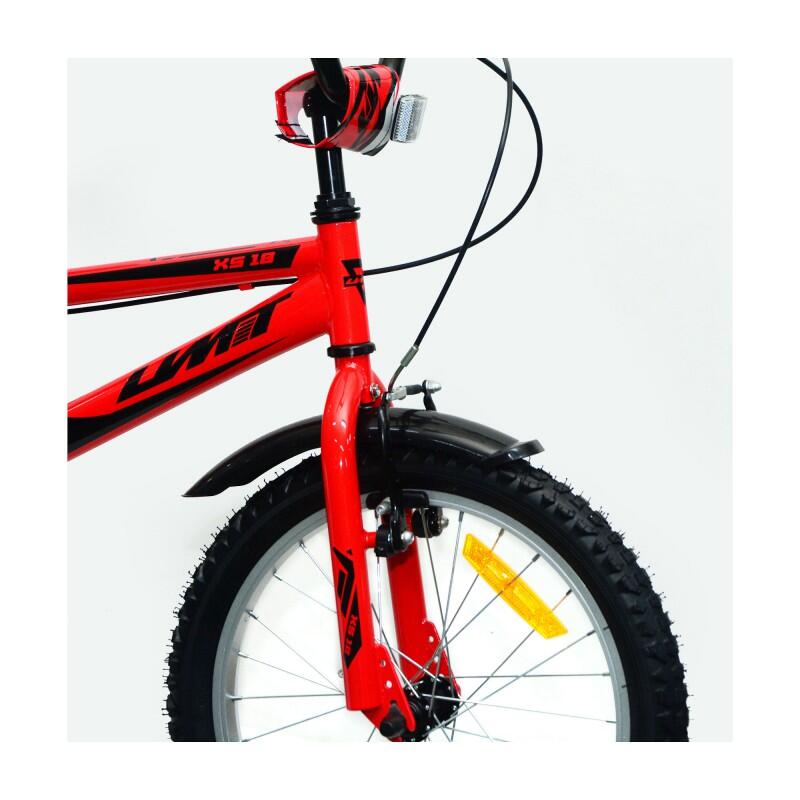 BICICLETA INFANTIL 18" UMIT XS18 VERMELHA 3/4