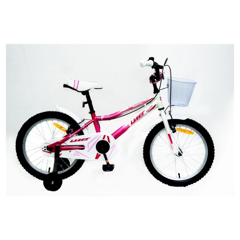 Umit - Vélo Enfant Umit Romina Rose Et Blanc 18 Pouces - Vélo Enfant - Rose - Decathlon