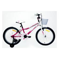 VÉLO JUNIOR 20" UMIT ROMINA ROSE/BLANC