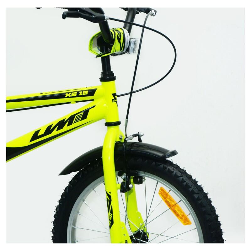 BICICLETA INFANTIL 18" UMIT XS18 VERDE 3/4