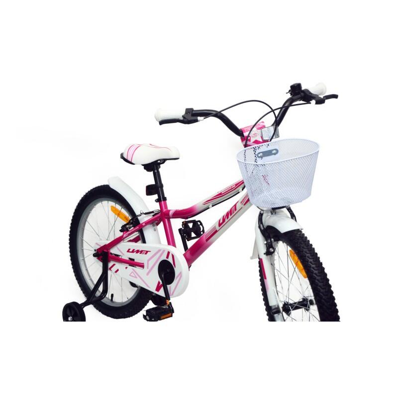 BICICLETTA JUNIOR 20" UMIT ROMINA ROSA/BIANCO 2/4