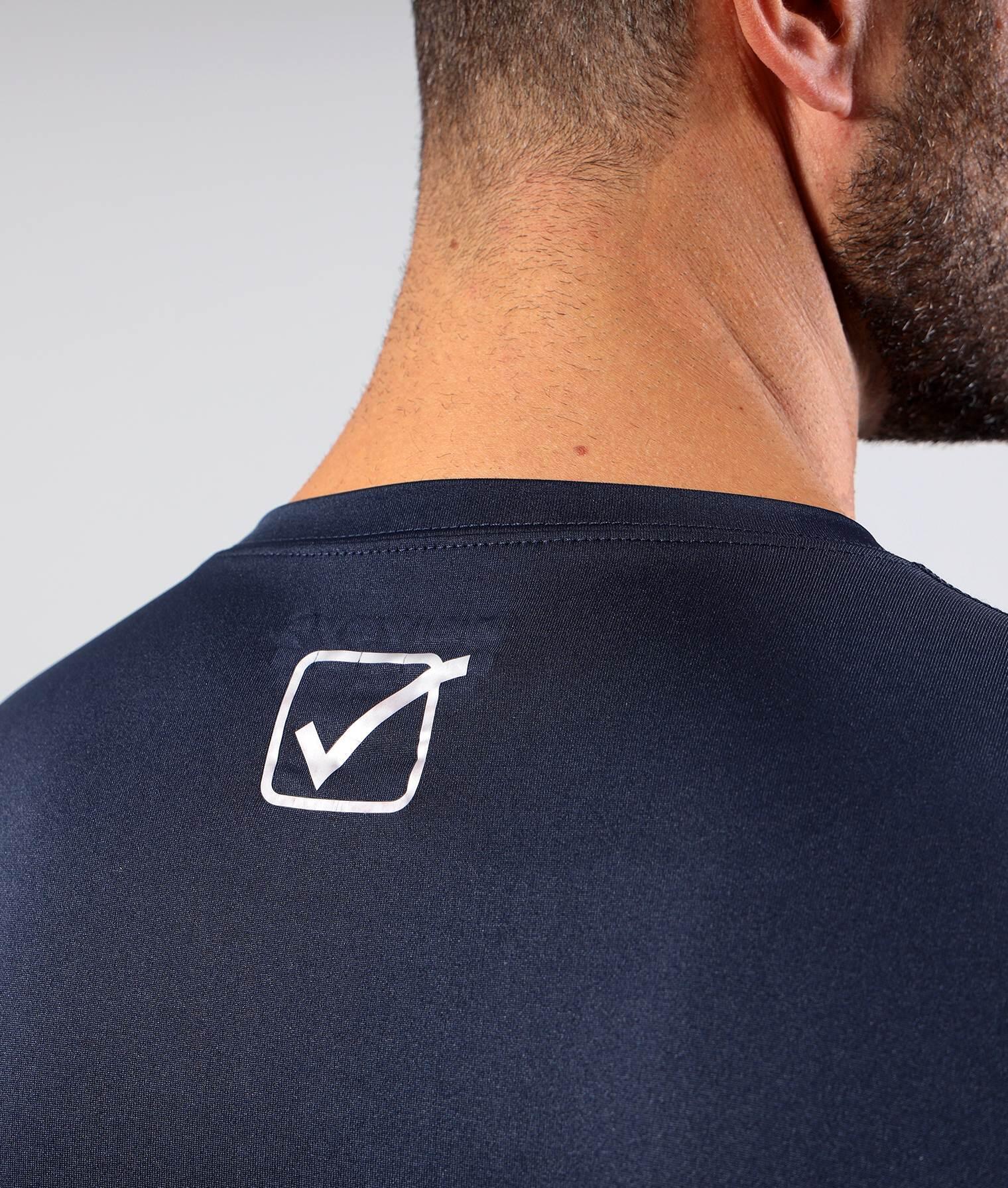 T-shirt uomo da palestra givova blu 2/4