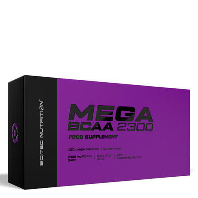Bcaa - mega bcaa 2300 (120 caps)