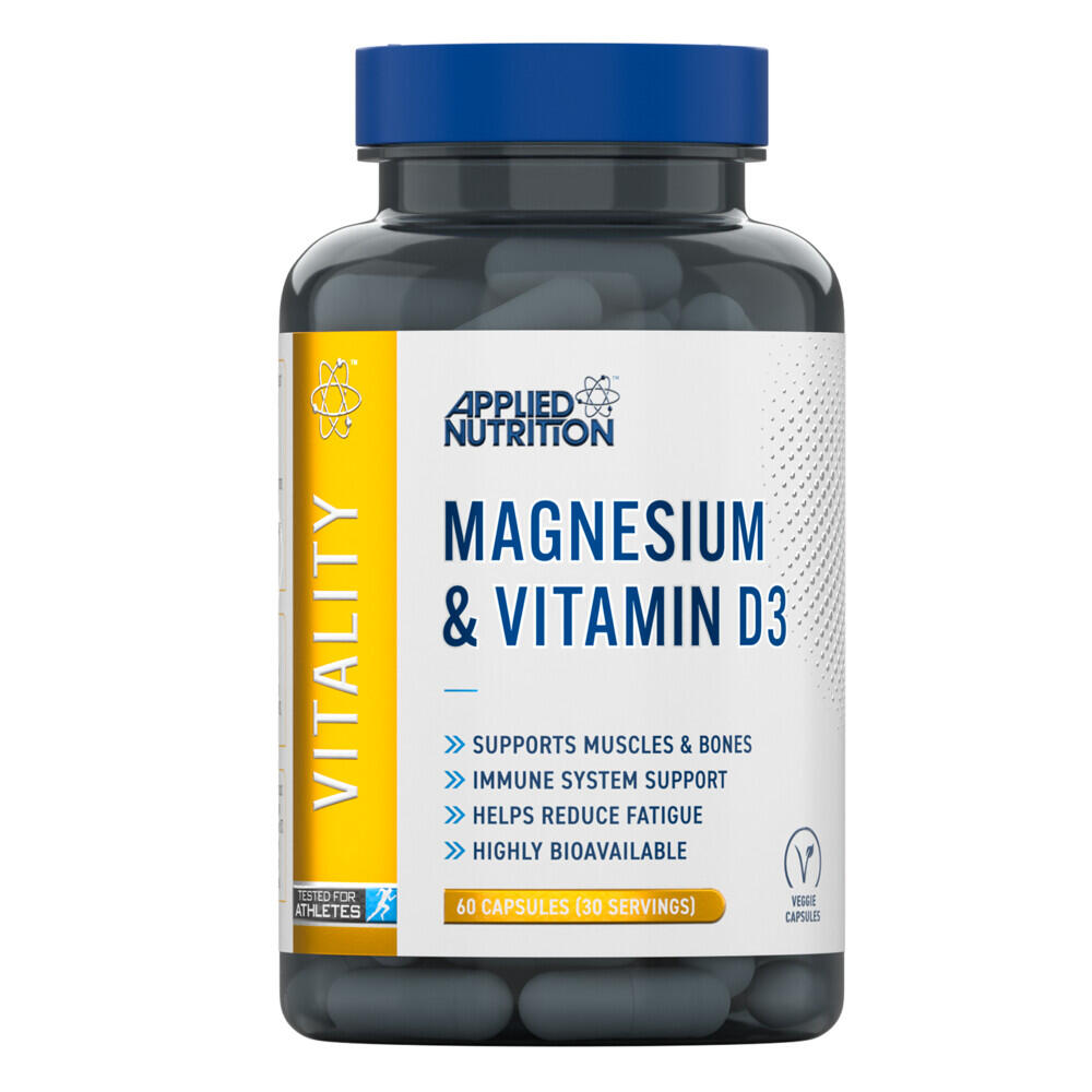 APPLIED NUTRITION Vitamine/Minerali - Magnesium & Vitamin D3 - 60 Capsule