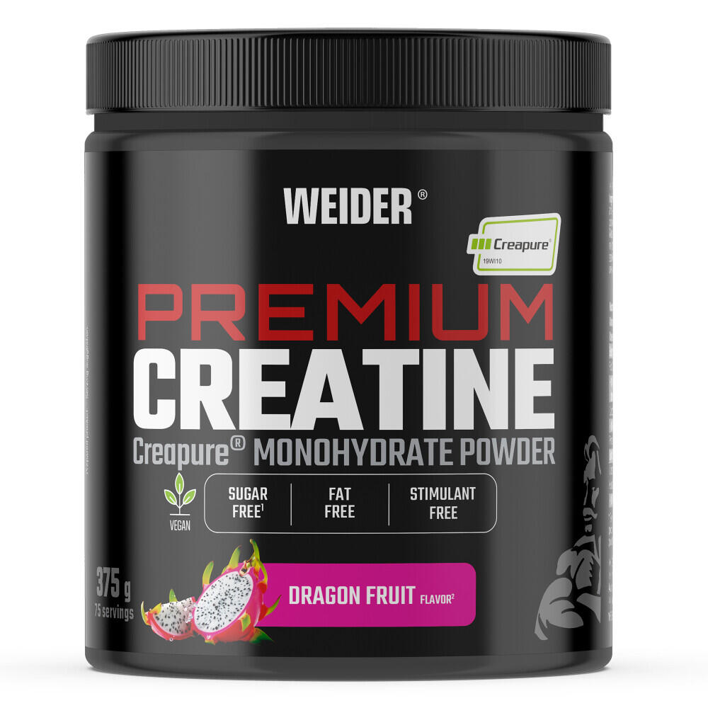 WEIDER Creatina monoidrato - Premium Creatine 100% Creapure® - Frutto del Drago