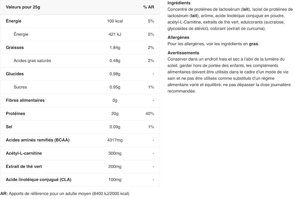 Proteine magre - Diet Whey Protein - Milkshake alla Banana 2/3